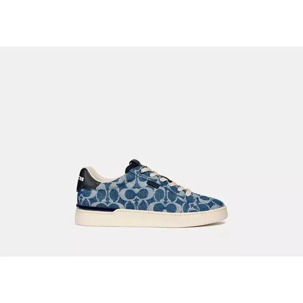Coach Lowline Low Top Signature Denim Sneakers - 9